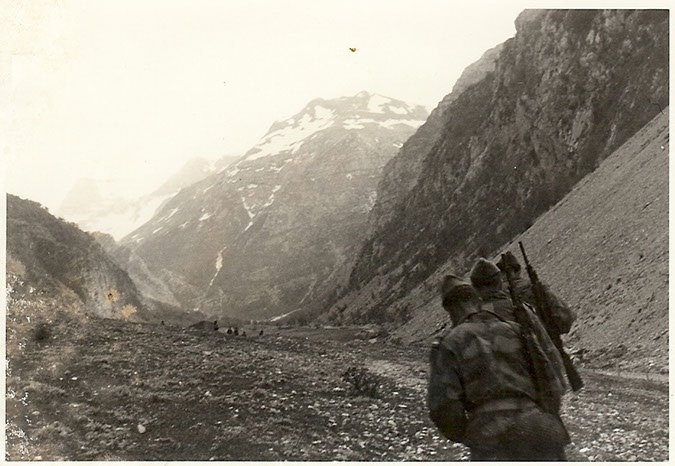 CAMPO INVERNALE A MONTE MONACO      Il campo di battaglia